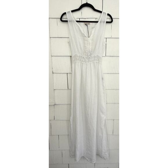 Terzo Millennio Women's Small 100% Linen Dress Cottagecore Fairy Ethereal Beach - Picture 1 of 11